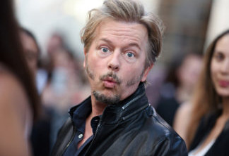David Spade arrives at the LA Premiere of "Joe Dirt 2: Beautiful Loser" on Wednesday, June 24, 2015, in Culver City, Calif. (Photo by Richard Shotwell/Invision/AP)