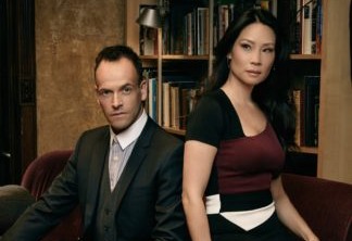 Pictured (L-R) Jonny Lee Miller as Sherlock Holmes and Lucy Liu as  Watson of the CBS series ELEMENTARY, premiering for a fourth season on Thursday, Nov. 5 10:00-11:00 PM ET/PT.  Photo: Justin Stephens/CBS  ÃÂ© 2014 CBS Broadcasting Inc. All Rights Reserved.