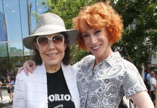 Mandatory Credit: Photo by MediaPunch/REX/Shutterstock (10190045i)
Lily Tomlin, Kathy Griffin
LA LGBT Center's Anita May Rosenstein Campus Opening, Inside, LGBT Center, Los Angeles, USA - 07 Apr 2019