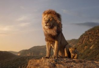 Simba e Mufasa aparecem em arte de O Rei Leão