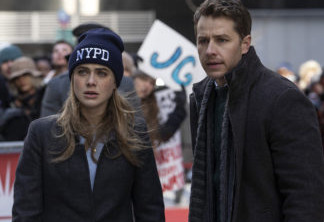 MANIFEST -- "Estimated Time of Departure" Episode 116 -- Pictured: (l-r) Melissa Roxburgh as Michaela Stone, Josh Dallas as Ben Stone -- (Photo by: Peter Kramer/NBC/Warner Brothers)