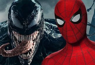 Pôster de Venom 2 mostra Homem-Aranha encarando simbionte