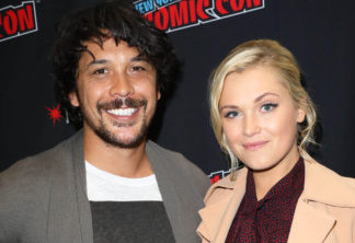 Cast members of 'The 100,' including Bob Morley and Eliza Taylor,  arrive at the panel discussion for their television show at the 2018 New York Comic Con in New York City, NY.

Pictured: Bob Morley,Eliza Taylor
Ref: SPL5031473 071018 NON-EXCLUSIVE
Picture by: Richard Buxo / SplashNews.com

Splash News and Pictures
Los Angeles: 310-821-2666
New York: 212-619-2666
London: 0207 644 7656
Milan: 02 4399 8577
photodesk@splashnews.com

World Rights