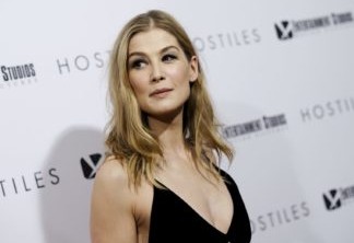 Mandatory Credit: Photo by Evan Agostini/Invision/AP/REX/Shutterstock (9296923l)
Actress Rosamund Pike attends a special screening of "Hostiles" at Metrograph, in New York
NY Special Screening of "Hostiles", New York, USA - 18 Dec 2017