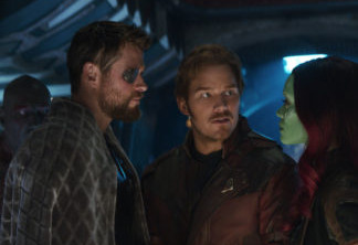 Thor se reúne com os Guardiões da Galáxia em incrível pôster de filme da Marvel