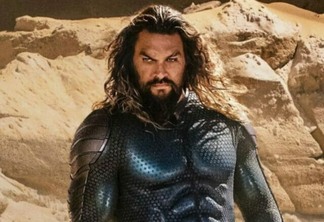 Jason Momoa interpreta o Aquaman nos filmes da DC