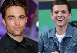Os atores Robert Pattinson e Tom Holland