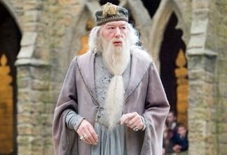 Michael Gambon como Alvo Dumbledore em Harry Potter