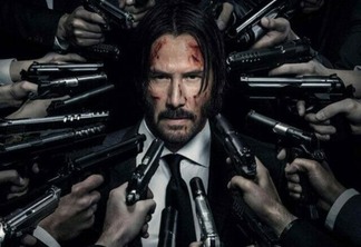 Keanu Reeves como o protagonista titular em pôster de John Wick: Um Novo Dia Para Matar