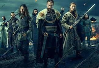 Pôster oficial da série Vikings: Valhalla, da Netflix