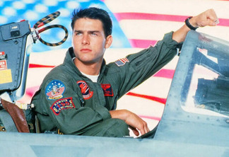 Tom Cruise como Maverick em Top Gun