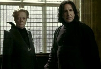McGonagall e Snape em Harry Potter