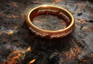 Pôster de divulgação da série O Senhor dos Anéis: Os Anéis do Poder.
