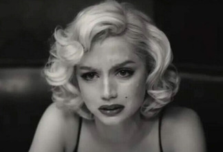 Ana de Armas como Marilyn Monroe em Blonde.