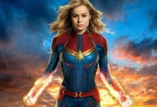 Brie Larson como a Capitã Marvel