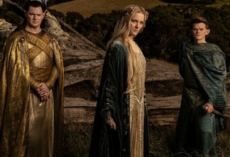 Gil-galad, Galadriel e Elrond em Os Anéis de Poder
