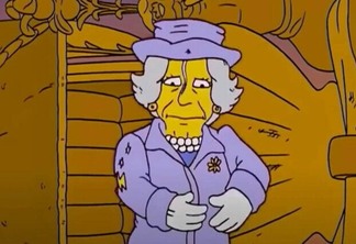 Rainha Elizabeth II apareceu em episódio de Os Simpsons.