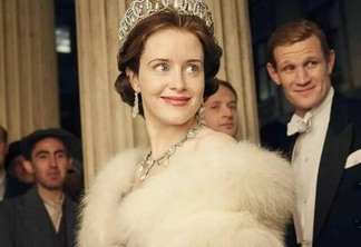 Claire Foy como a rainha Elizabeth II em The Crown