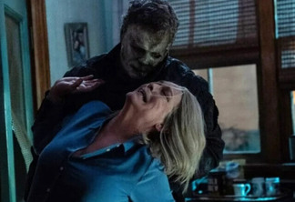 Michael Myers e Laurie Strode em Halloween Ends