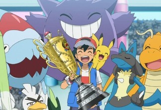 Ash finalmente ganha torneio mundial em Pokémon