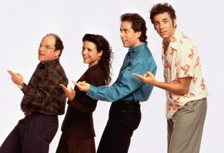 O elenco principal de Seinfeld