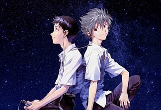Shinji Ikari e Kaworu Nagisa em Evangelion