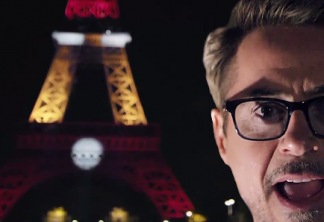 Capitão América 3 | Homem de Ferro ilumina a Torre Eiffel para agradecer seus apoiadores