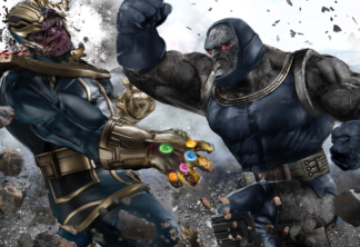 Darkseid, vilão da DC, está dando uma lição para Thanos, da Marvel