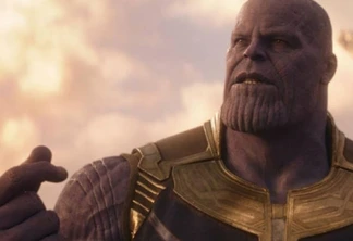 Josh Brolin como Thanos em Vingadores: Guerra Infinita.