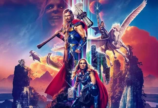 Pôster de Thor: Amor e Trovão.
