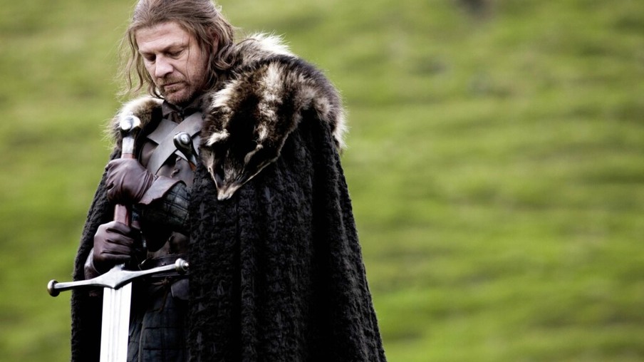 Sean Bean como Ned Stark em Game of Thrones.