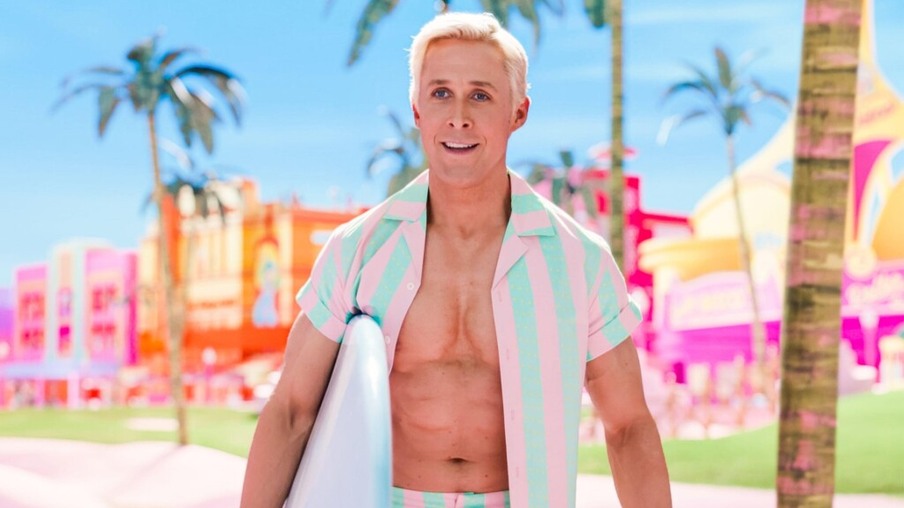 Ryan Gosling como Ken no filme Barbie