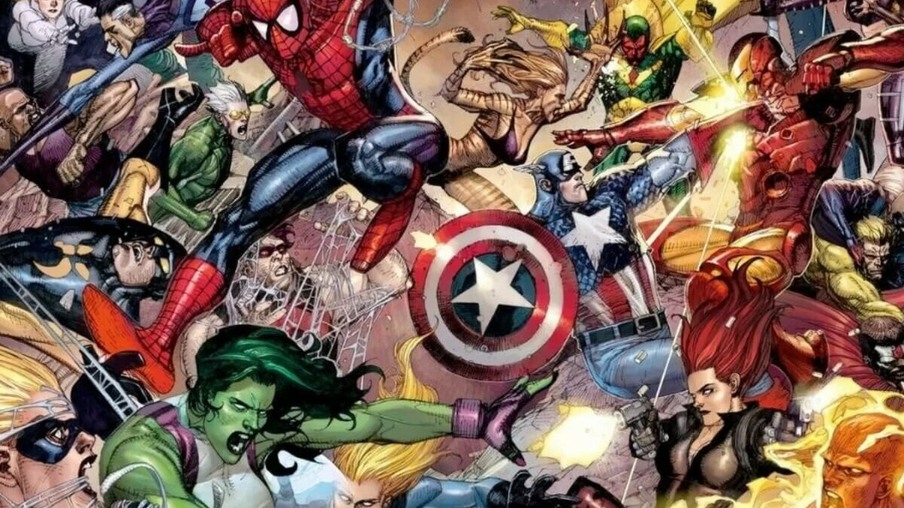 Os heróis da Marvel nos quadrinhos