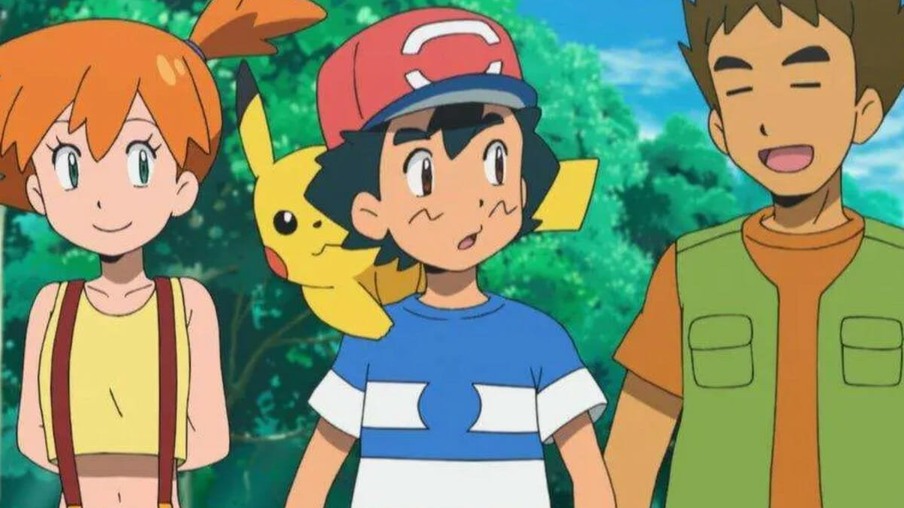 Ash, Misty e Brock em Pokémon
