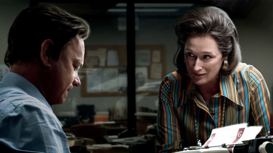 Tom Hanks e Meryl Streep em The Post