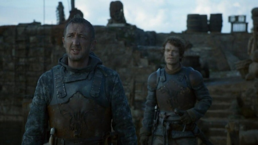 Ralph Ineson (à esquerda) em Game of Thrones