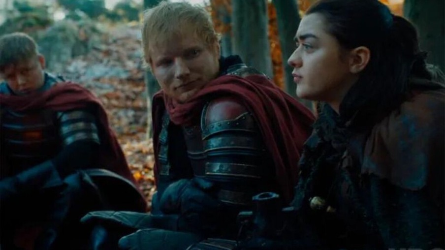 Cena de Ed Sheeran em Game of Thrones