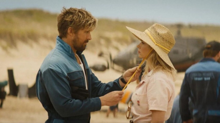 Ryan Gosling e Emily Blunt em O Dublê