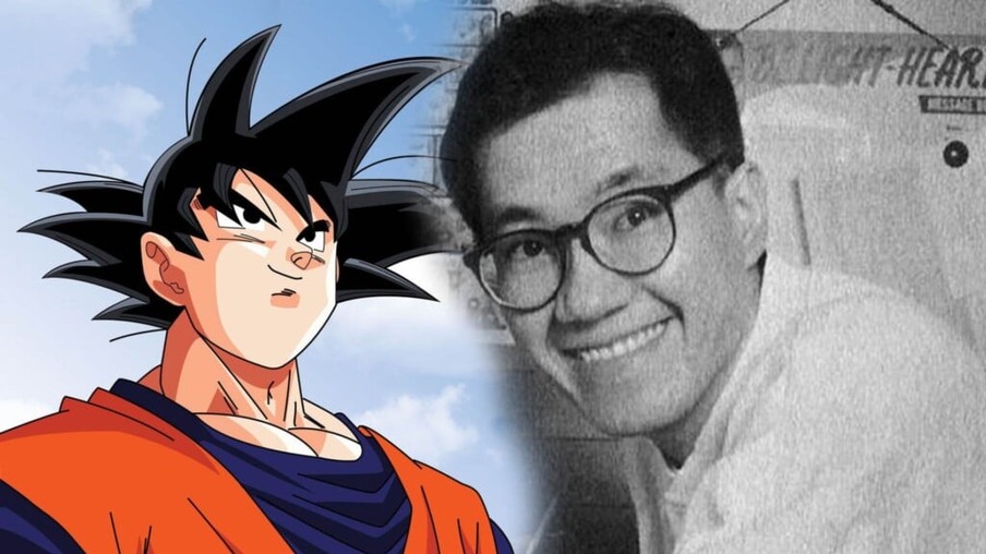 Goku em Dragon Ball e Akira Toriyama