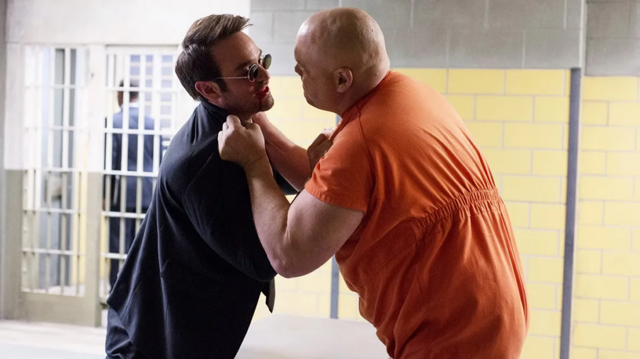 Matt Murdock e Wilson Fisk na série do Demolidor da Netflix