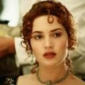 Kate Winslet como Rose em Titanic.