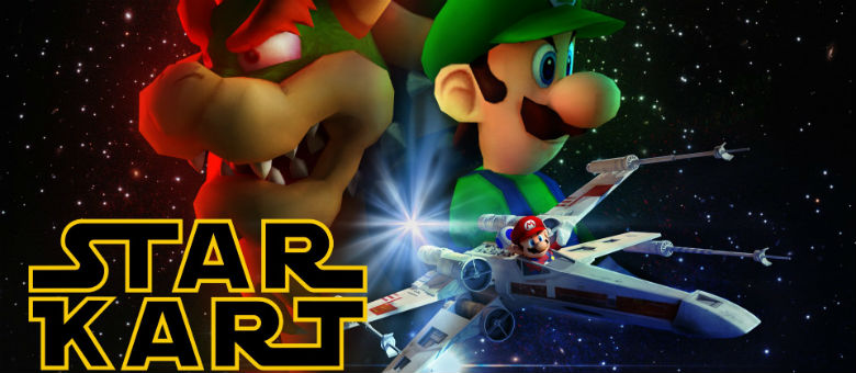 Star Wars encontra Mario Kart em vídeo; confira