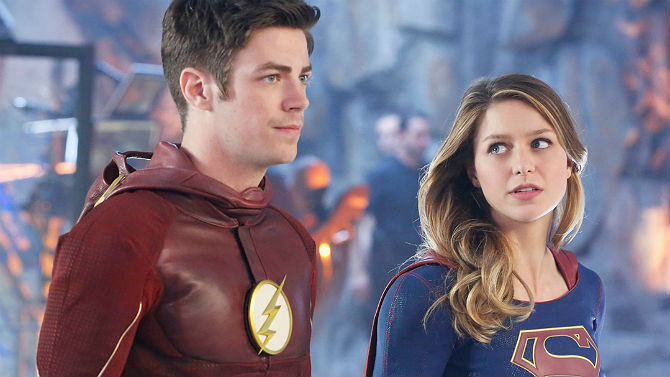 The Flash e Supergirl