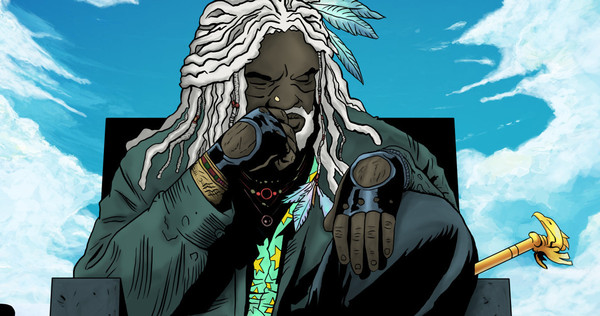 Ezekiel nos quadrinhos de The Walking Dead