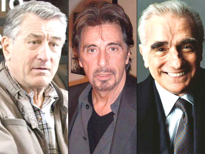 Robert De Niro, Al Pacino e Martin Scorsese