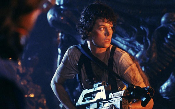 Sigourney Weaver em Aliens, o Resgate (1986)