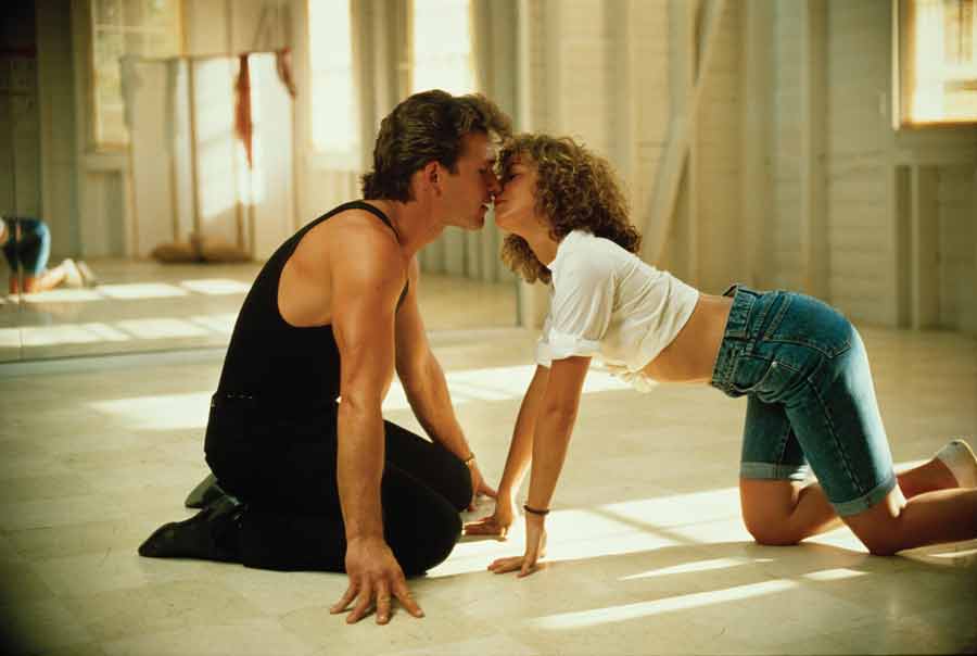 Patrick Swayze e Jennifer Grey em Dirty Dancing