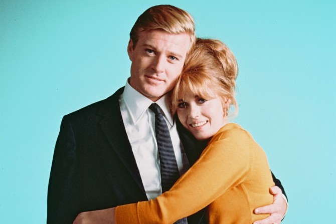 Robert Redford e Jane Fonda nos anos 60