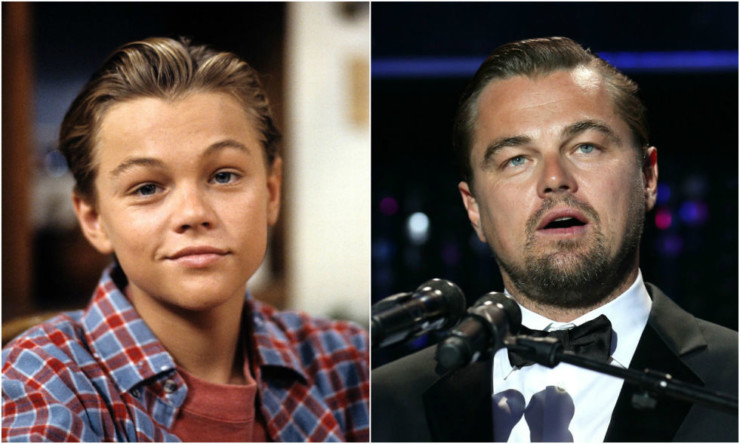 DiCaprio antes e depois