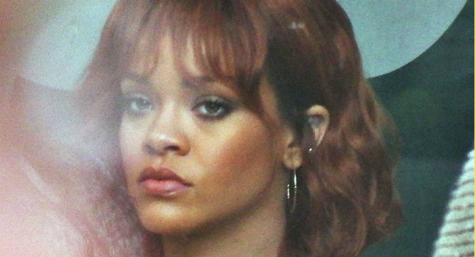 Rihanna no set de Bates Motel